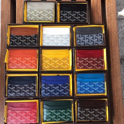 goyard card holder beige|goyard card holder preis.